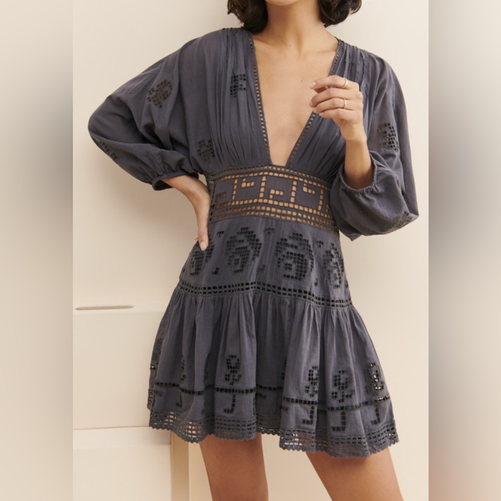 Free people, gray sundress